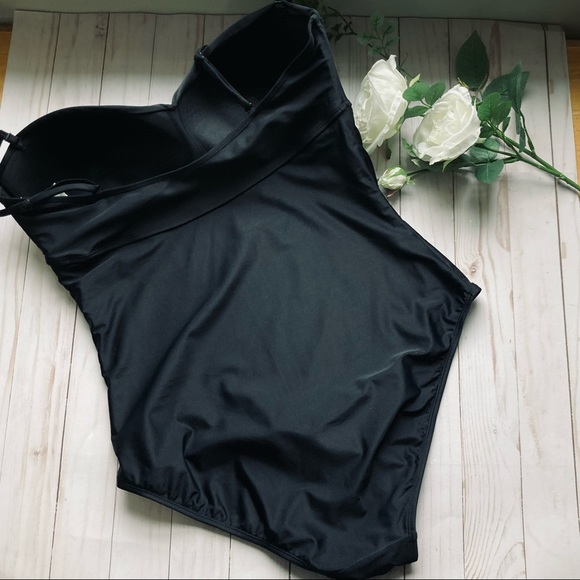 Old Navy Ebony Cinch Front Swimsuit Size XL - Picture 2 of 14